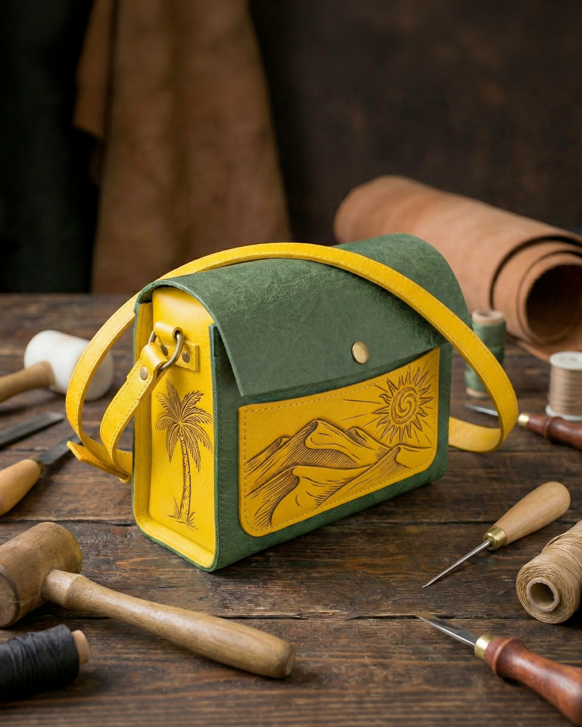 Borsa Artigianale su Misura in Cuoio