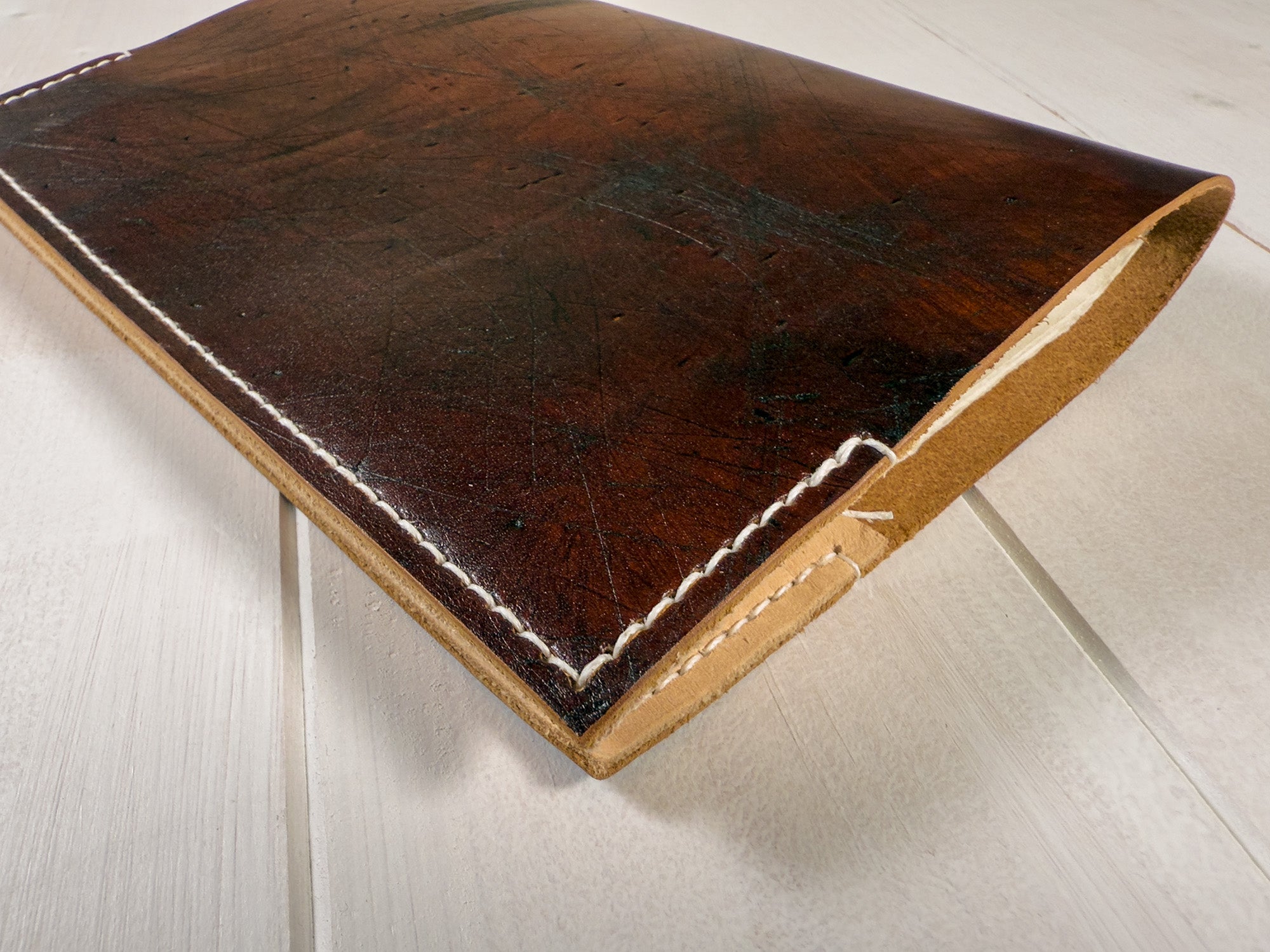 Il Gesto Inciso | Taccuino Ricaricabile A5 in Cuoio Badalassi Certificato | Soffio Artigiano